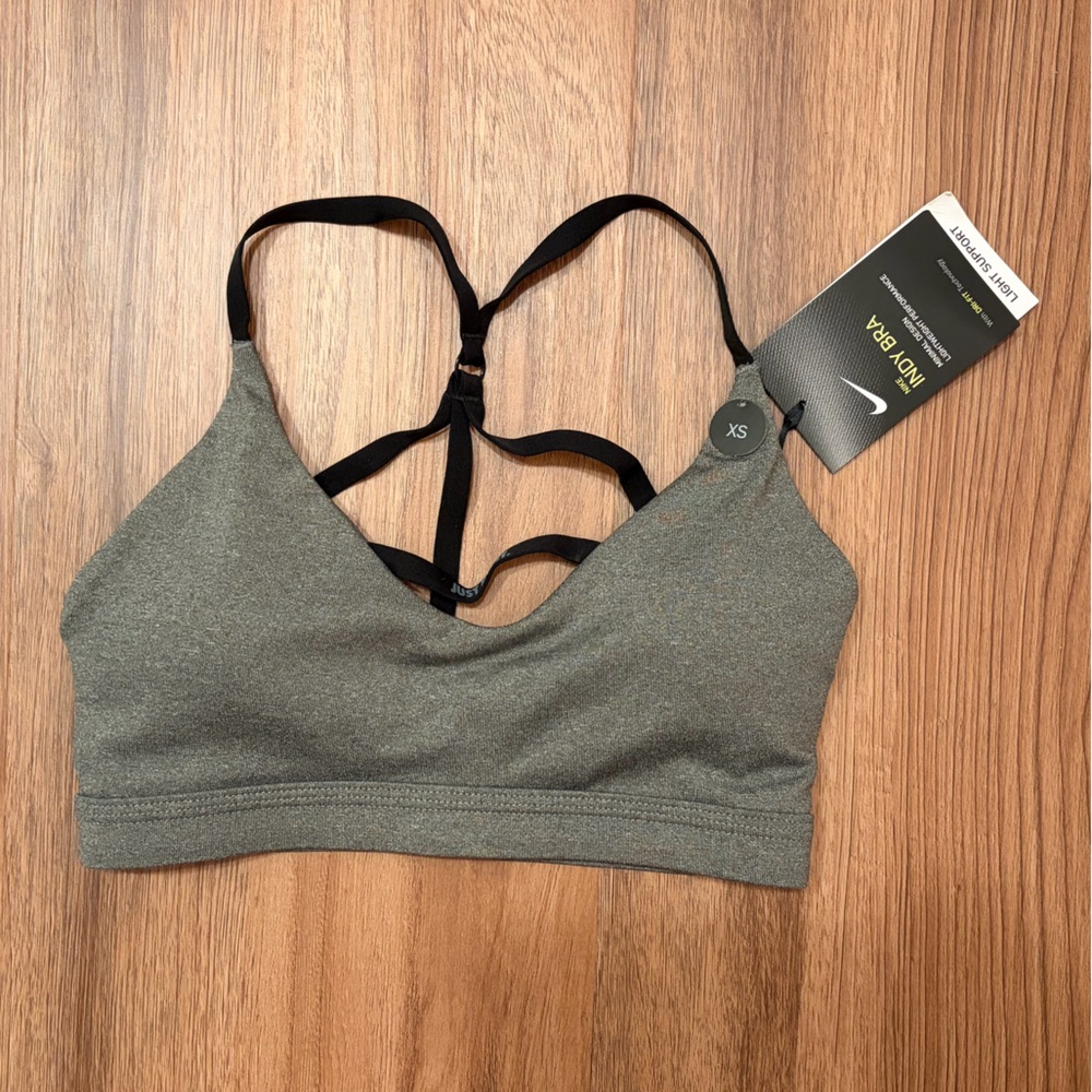 Nike Indy Sports Bra Gray XS (Brand New!)